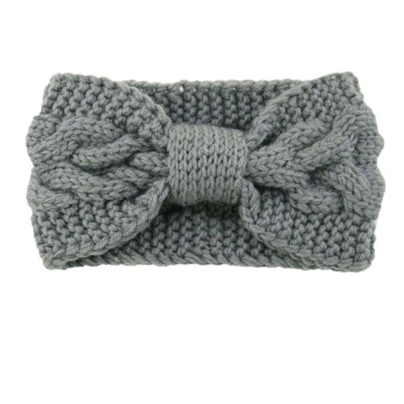2/$21 Bluish Grey Ladies Knot Winter Headband - Brand New - Picture 5 of 7